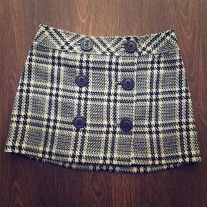 Express Design Studio Plaid Mini Skirt